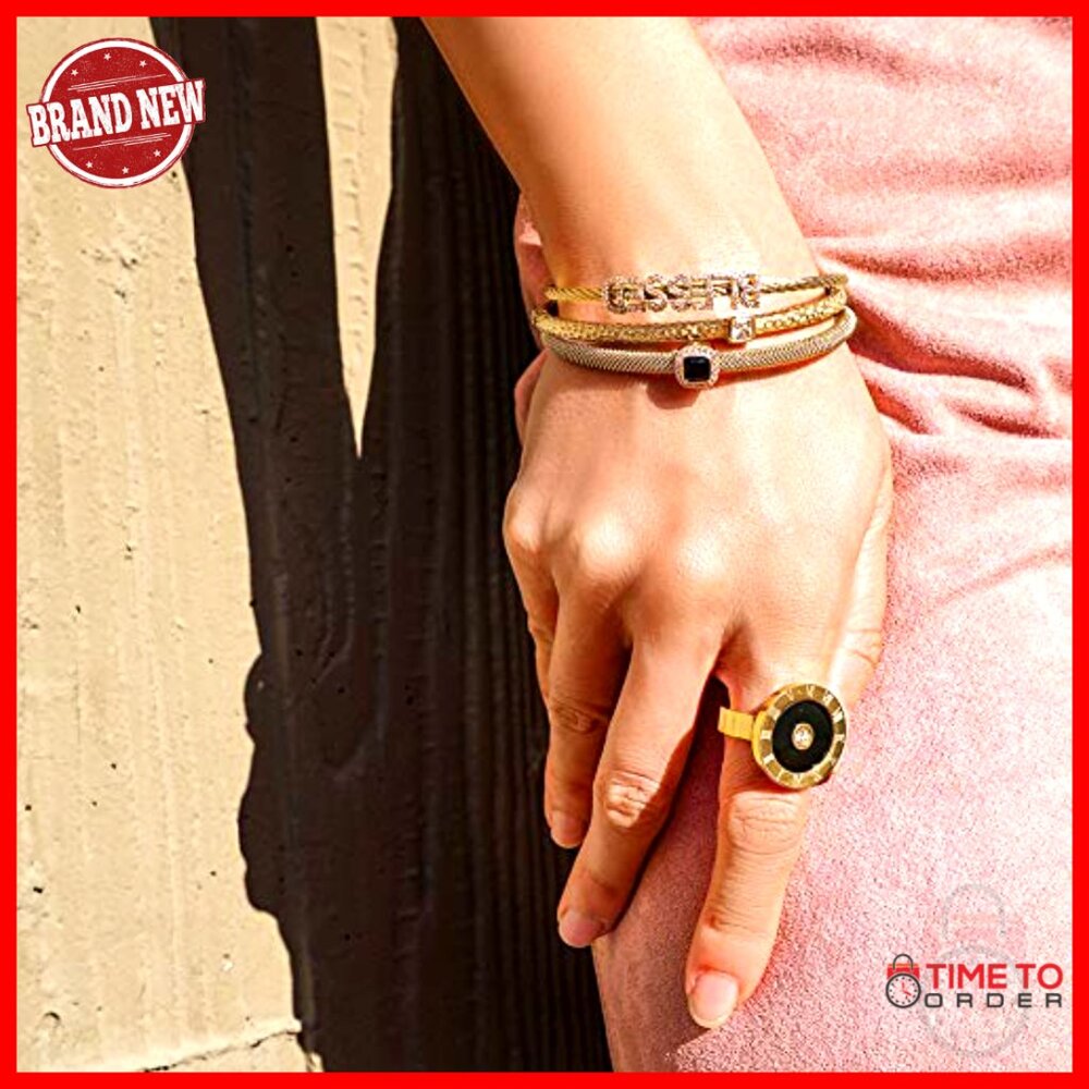 14k Gold Plated Statement Ring With Simulated Dia… - image 5